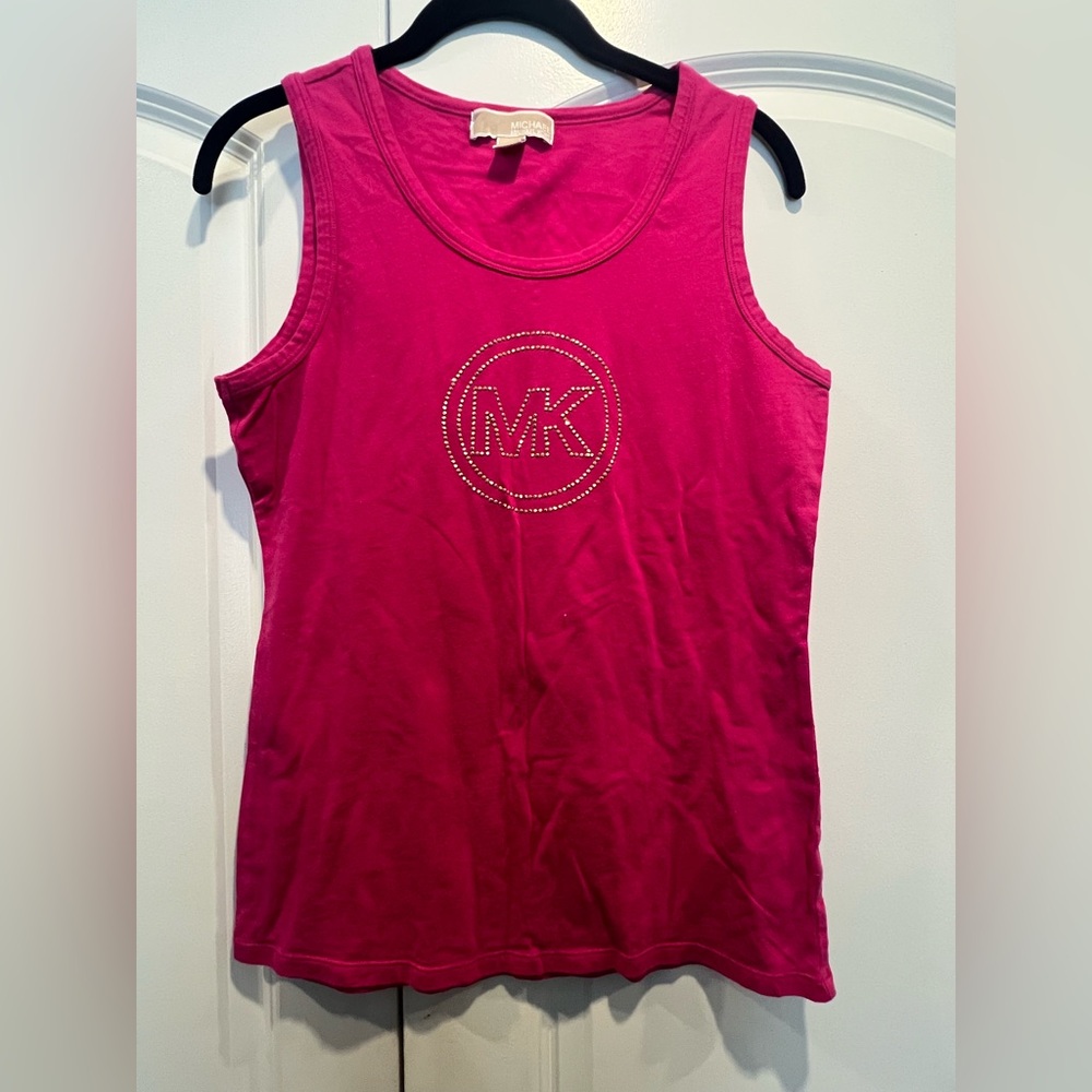 Michael Kors Fuchsia Tank Top with Logo